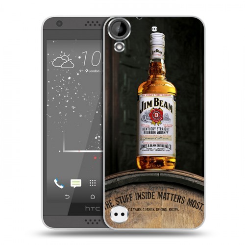 Дизайнерский пластиковый чехол для HTC Desire 530 Jim Beam