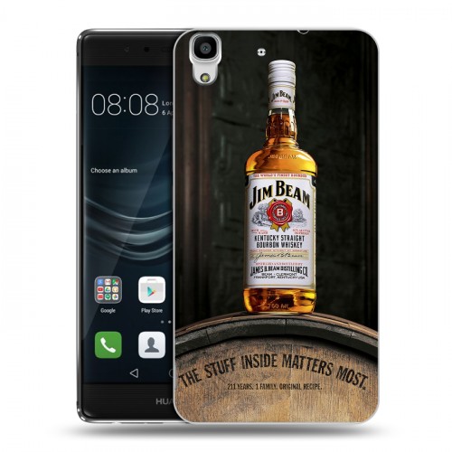 Дизайнерский пластиковый чехол для Huawei Y6II Jim Beam