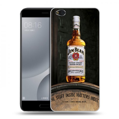 Дизайнерский пластиковый чехол для Xiaomi Mi5C Jim Beam