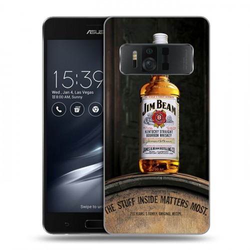 Дизайнерский силиконовый чехол для ASUS ZenFone AR Jim Beam