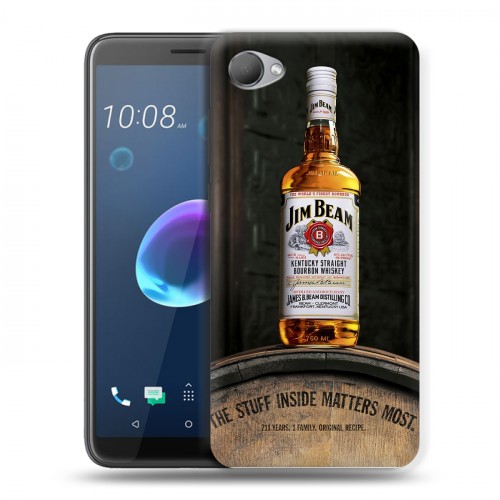 Дизайнерский пластиковый чехол для HTC Desire 12 Jim Beam