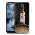 Дизайнерский пластиковый чехол для Nokia 6.1 Plus Jim Beam