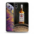 Дизайнерский силиконовый чехол для Iphone Xs Max Jim Beam