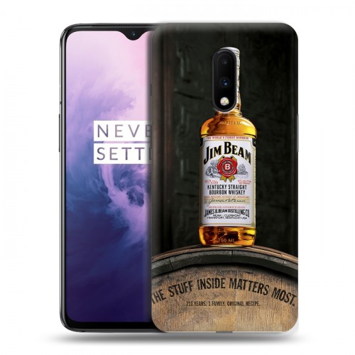 Дизайнерский пластиковый чехол для OnePlus 7 Jim Beam