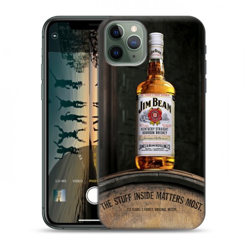 Дизайнерский пластиковый чехол для Iphone 11 Pro Jim Beam