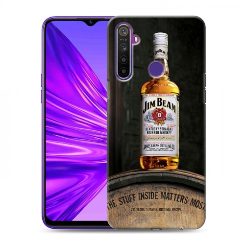 Дизайнерский силиконовый чехол для Realme 5 Jim Beam