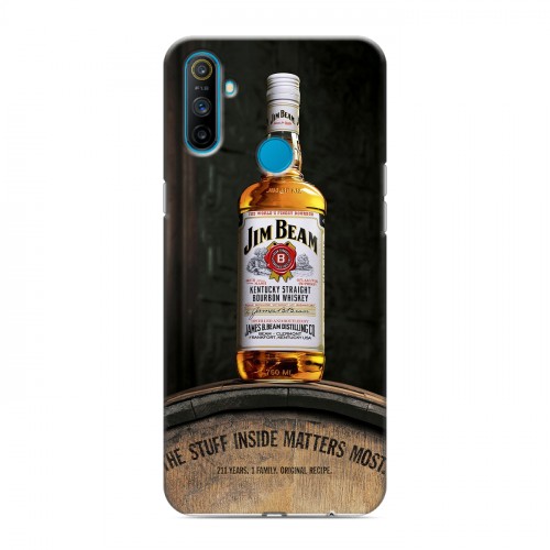 Дизайнерский силиконовый чехол для Realme C3 Jim Beam