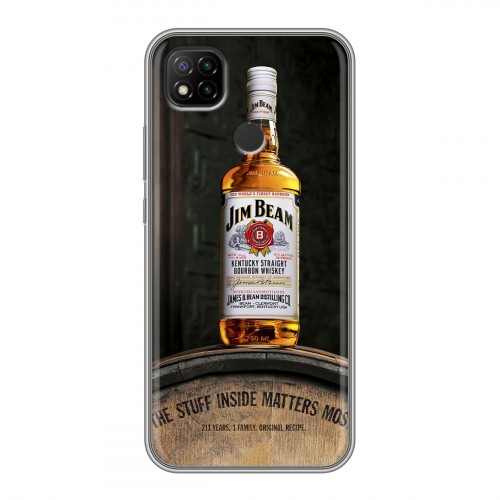 Дизайнерский силиконовый чехол для Xiaomi RedMi 9C Jim Beam