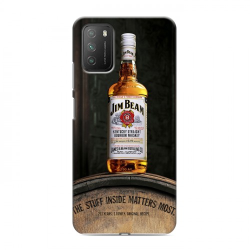 Дизайнерский пластиковый чехол для Xiaomi Poco M3 Jim Beam