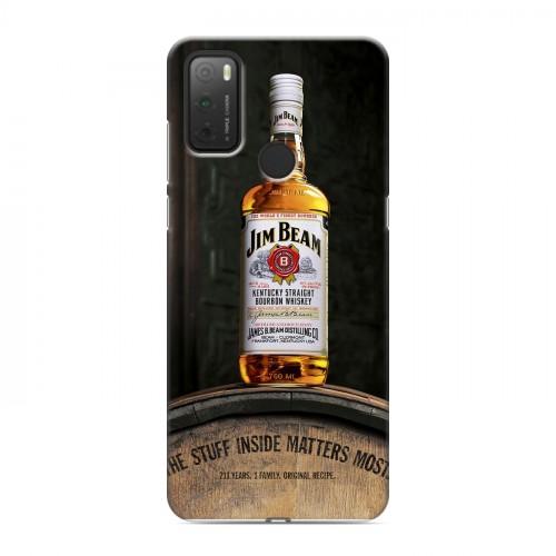 Дизайнерский силиконовый чехол для Alcatel 3L (2021) Jim Beam