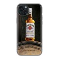 Дизайнерский силиконовый чехол для Iphone 15 Plus Jim Beam