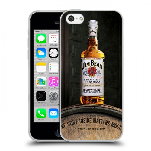 Дизайнерский пластиковый чехол для Iphone 5c Jim Beam