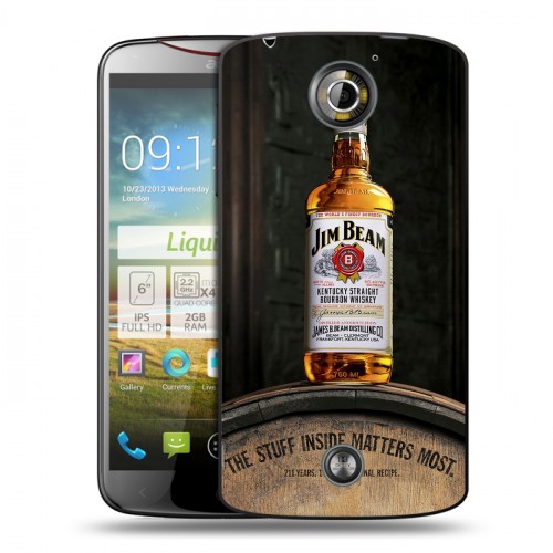 Дизайнерский пластиковый чехол для Acer Liquid S2 Jim Beam