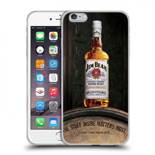 Дизайнерский силиконовый чехол для Iphone 6 Plus/6s Plus Jim Beam