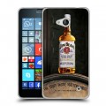 Дизайнерский пластиковый чехол для Microsoft Lumia 640 Jim Beam