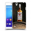 Дизайнерский пластиковый чехол для Sony Xperia C4 Jim Beam