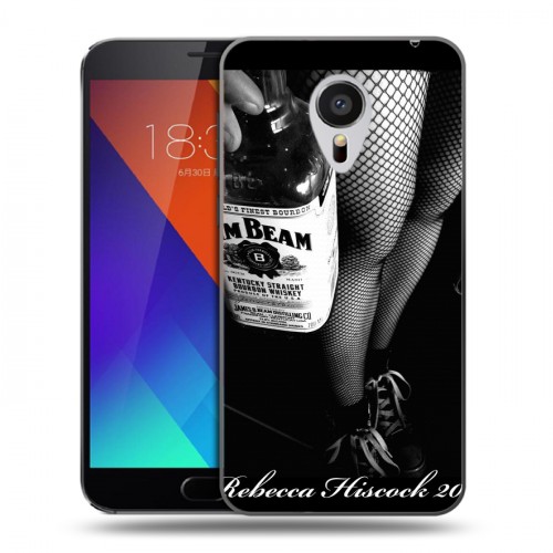 Дизайнерский пластиковый чехол для Meizu MX5 Jim Beam