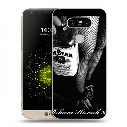 Дизайнерский пластиковый чехол для LG G5 Jim Beam