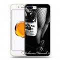 Дизайнерский пластиковый чехол для Iphone 7 Plus / 8 Plus Jim Beam