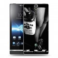 Дизайнерский пластиковый чехол для Sony Xperia S Jim Beam