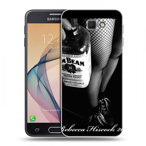 Дизайнерский пластиковый чехол для Samsung Galaxy J5 Prime Jim Beam