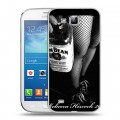 Дизайнерский пластиковый чехол для Samsung Galaxy Premier Jim Beam