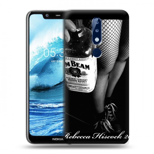 Дизайнерский силиконовый чехол для Nokia 5.1 Plus Jim Beam