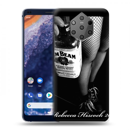 Дизайнерский силиконовый чехол для Nokia 9 PureView Jim Beam