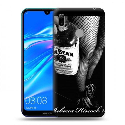 Дизайнерский пластиковый чехол для Huawei Y6 (2019) Jim Beam