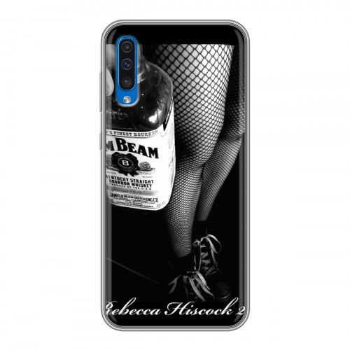 Дизайнерский силиконовый чехол для Samsung Galaxy A50 Jim Beam