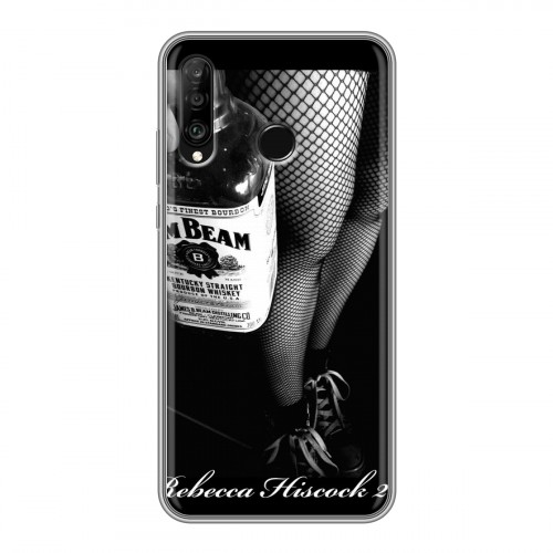 Дизайнерский силиконовый чехол для Huawei P30 Lite Jim Beam