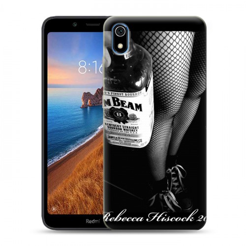 Дизайнерский силиконовый чехол для Xiaomi RedMi 7A Jim Beam