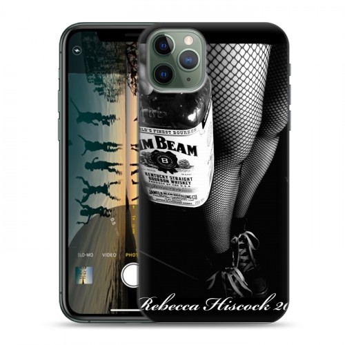 Дизайнерский пластиковый чехол для Iphone 11 Pro Jim Beam