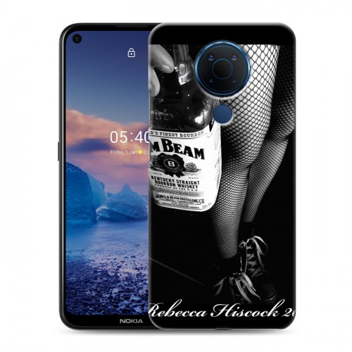 Дизайнерский силиконовый чехол для Nokia 5.4 Jim Beam