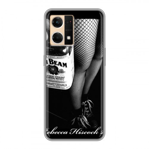 Дизайнерский силиконовый чехол для OPPO Reno7 Jim Beam