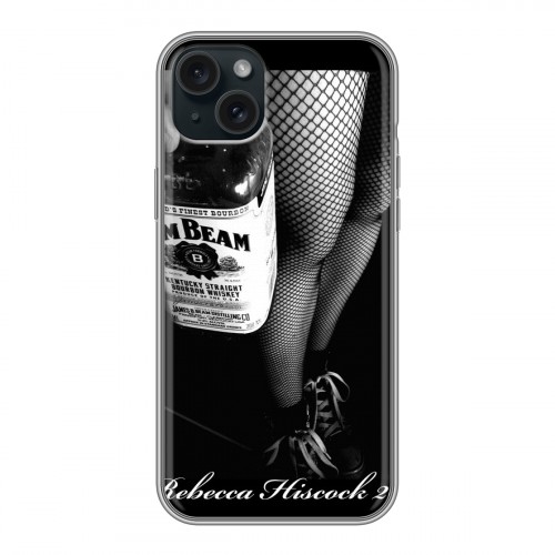 Дизайнерский силиконовый чехол для Iphone 15 Plus Jim Beam