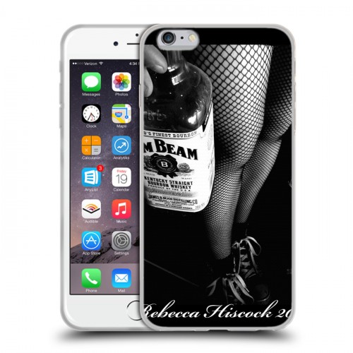 Дизайнерский силиконовый чехол для Iphone 6 Plus/6s Plus Jim Beam