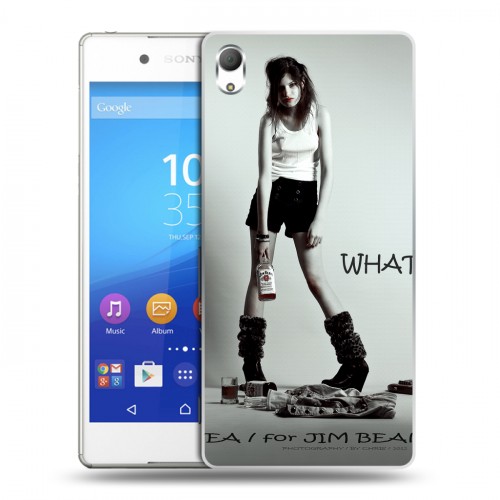 Дизайнерский пластиковый чехол для Sony Xperia Z3+ Jim Beam