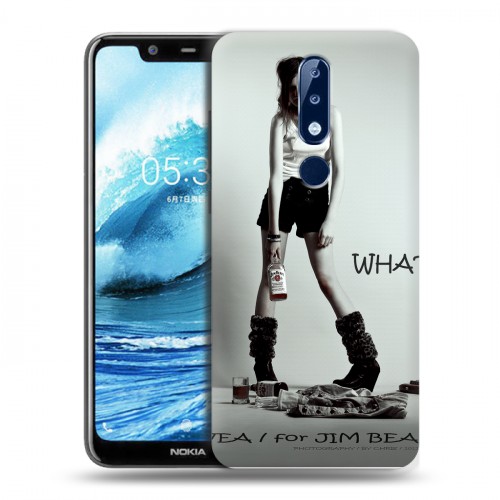 Дизайнерский силиконовый чехол для Nokia 5.1 Plus Jim Beam