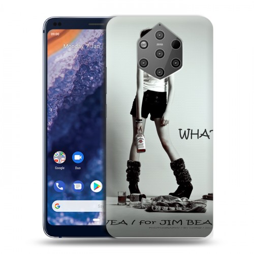 Дизайнерский силиконовый чехол для Nokia 9 PureView Jim Beam