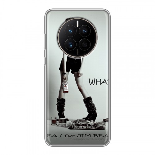 Дизайнерский силиконовый с усиленными углами чехол для Huawei Mate 50 Jim Beam