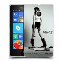 Дизайнерский пластиковый чехол для Microsoft Lumia 435 Jim Beam