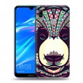 Дизайнерский пластиковый чехол для Huawei Y6 (2019) Животные ацтеков