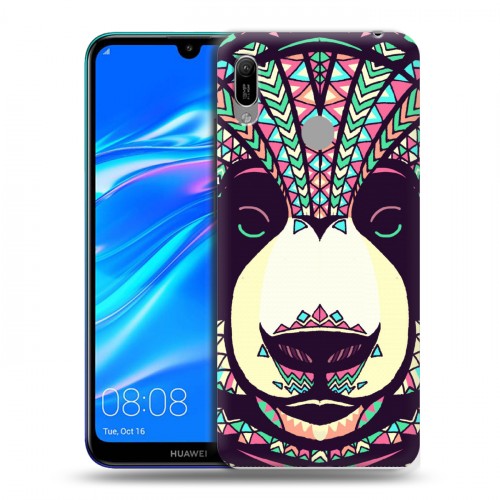 Дизайнерский пластиковый чехол для Huawei Y6 (2019) Животные ацтеков