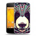 Дизайнерский пластиковый чехол для LG Google Nexus 4 Животные ацтеков