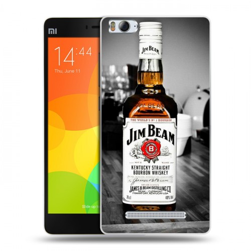 Дизайнерский пластиковый чехол для Xiaomi Mi4i Jim Beam