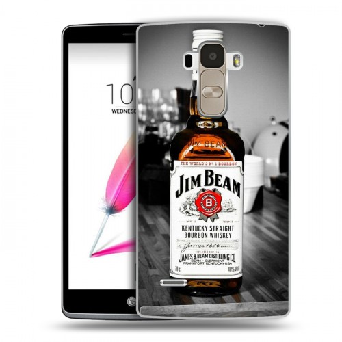 Дизайнерский пластиковый чехол для LG G4 Stylus Jim Beam