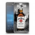 Дизайнерский пластиковый чехол для Microsoft Lumia 950 Jim Beam