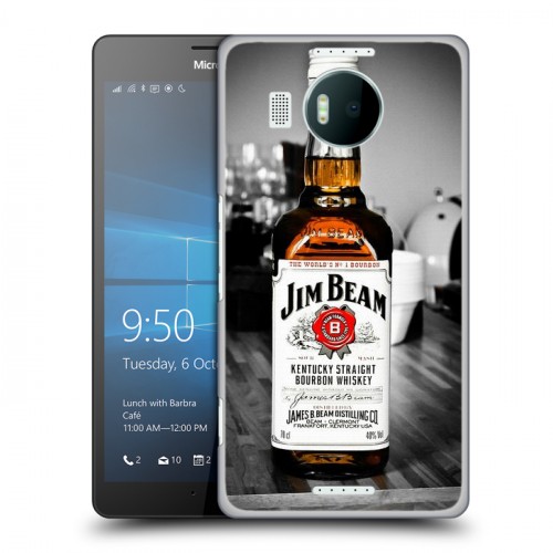 Дизайнерский пластиковый чехол для Microsoft Lumia 950 XL Jim Beam