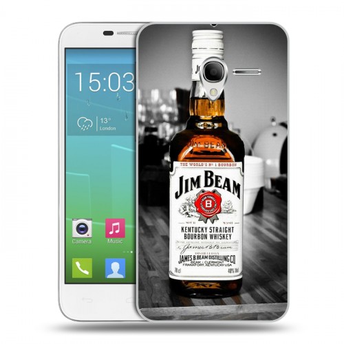 Дизайнерский силиконовый чехол для Alcatel One Touch POP 3 5 Jim Beam